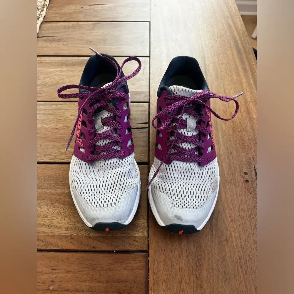 Inov-8 Women's Fuchsia and light gray Athletic Shoes; Size 8.5. Great condition!